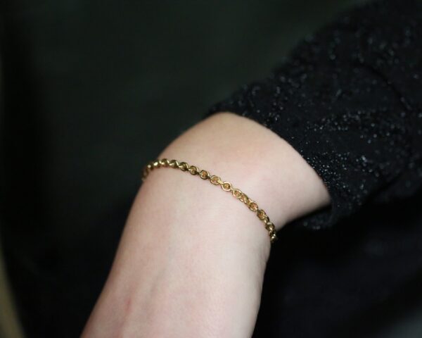 Anker armbånd i 8 karat guld