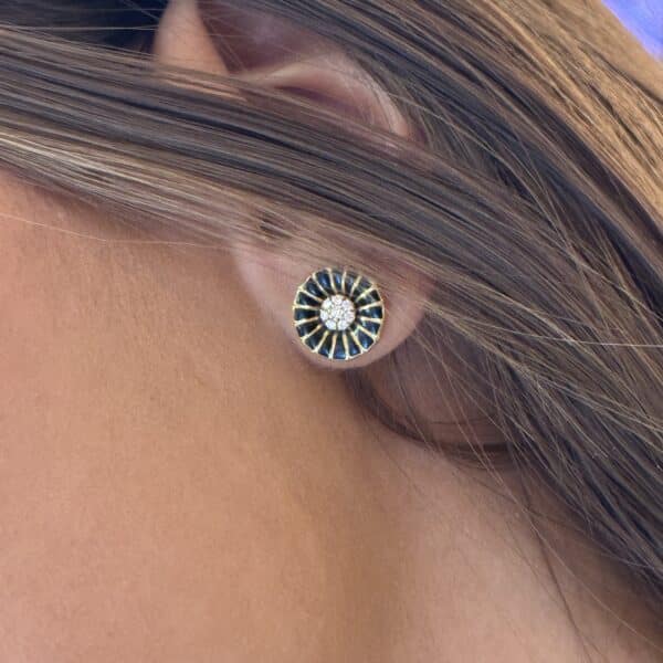 Georg jensen Marguerit øreringe med diamanter