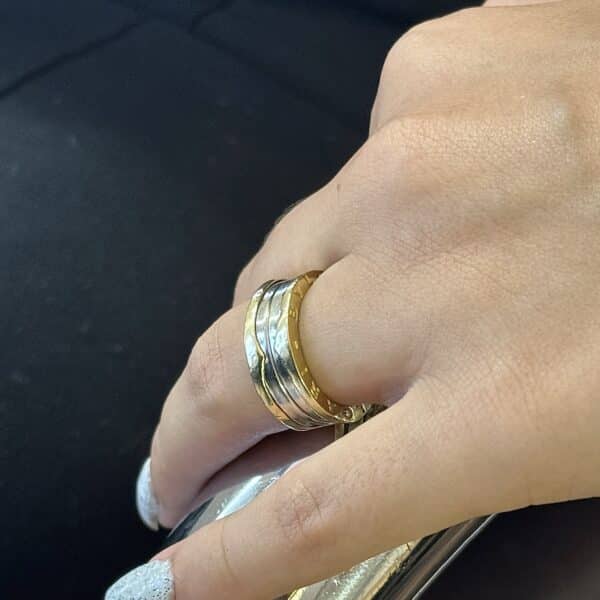 "Bulgari" ring i 14 karat guld