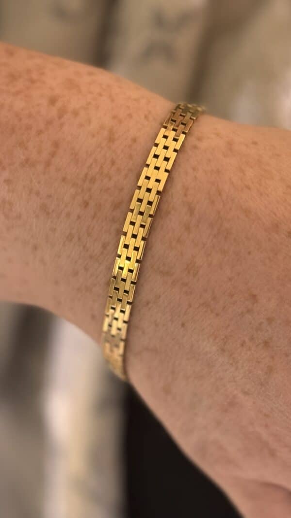 Murstens armbånd i 14 karat guld (18cm)