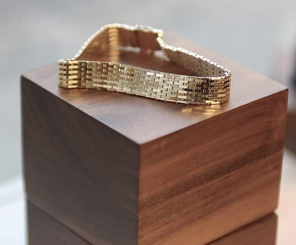 Murstens armbånd i 14 karat guld (19.5cm)