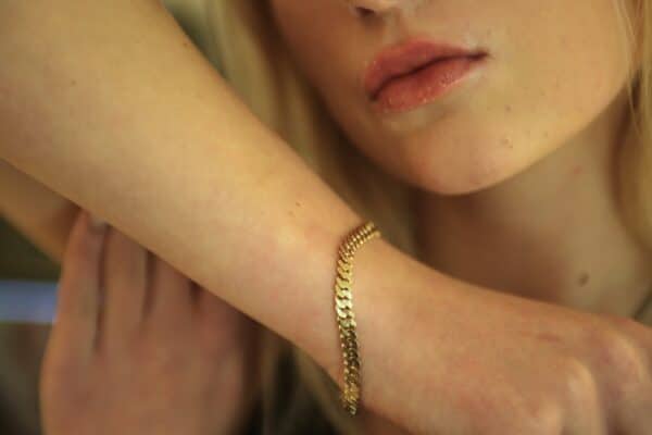 Panser armbånd 14 karat guld